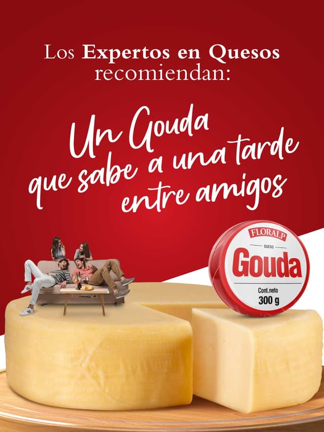 Los expertos en quesos recomiendan: Un gouda que sabe a una tarde entre amigos